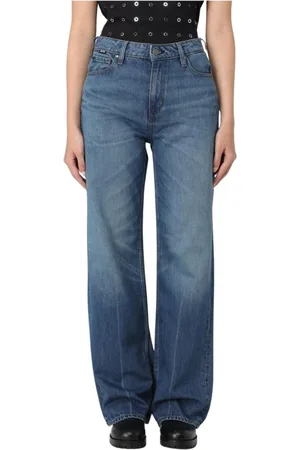 HUGO BOSS Straight Jeans, female, , Size: W26 Stylish Wide Leg Jeans