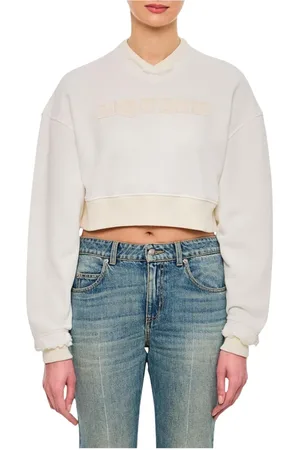 Alexander McQueen Sweatshirts, female, , Size: XS Embroidered Logo Sweatshirt