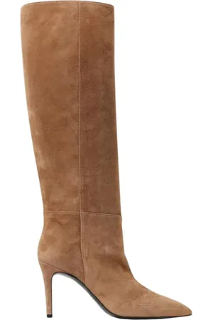 Via Roma Heeled Boots, female, , Size: 9 US Suede Knee-High Pointed Boots