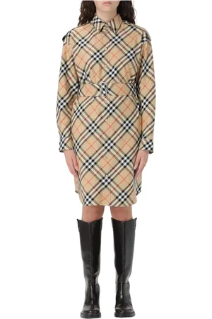 Burberry Shirt Dresses, female, , Size: 3XS Classic Check Print Dress