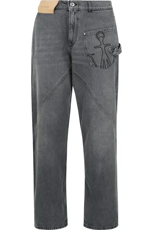 J.W.Anderson Straight Jeans, male, , Size: W29 Twisted leg workwear jeans