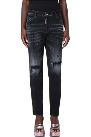 Dsquared2 Slim-fit Jeans, female, , Size: 2XS Stylish Distressed Boyfriend Jeans