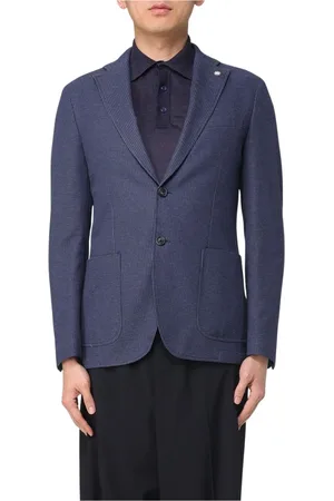 Manuel Ritz Blazers, male, , Size: 4XL Blazer with Notch Lapels
