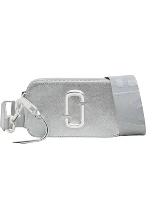 Marc Jacobs Cross Body Bags, female, , Size: ONE SIZE Silver Metallic Crossbody Bag