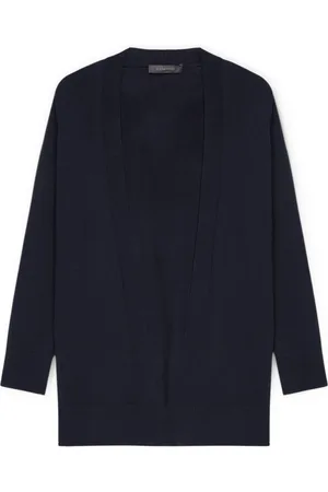 Elena Miro Cardigans, female, , Size: L Cardigan with open in Ecovero™ viscose