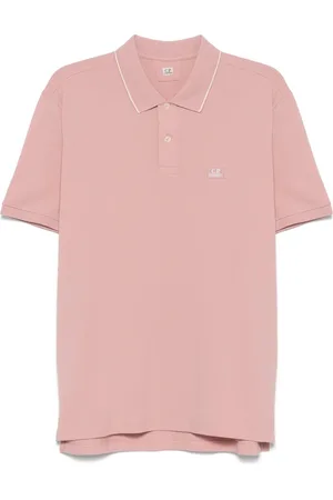 C.P. Company Polo Shirts, male, , Size: M Misty Rose Polo Shirt
