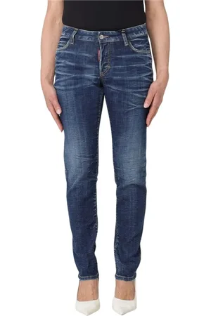 Dsquared2 Slim-fit Jeans, female, , Size: XS Distressed Slim Fit Jeans
