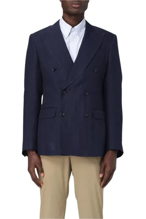 Dolce & Gabbana Blazers, male, , Size: M Linen Blazer