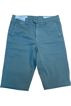 sartoria tramarossa Casual Shorts, male, , Size: W35 Cotton Gabardine Pants
