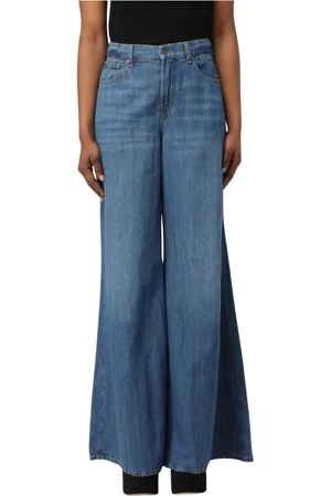 7 for all Mankind Wide Jeans, female, , Size: W30 Stylish High Waist Jeans