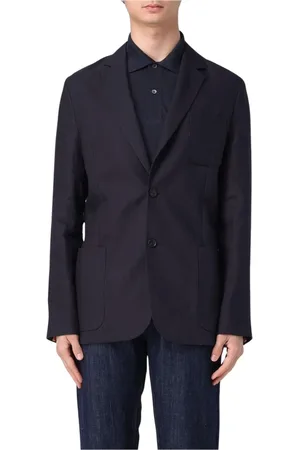 Paul Smith Blazers, male, , Size: L Blazer with Patch Pockets