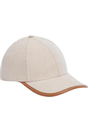 Fabiana Filippi Caps, female, , Size: M Leather Trim Baseball Cap