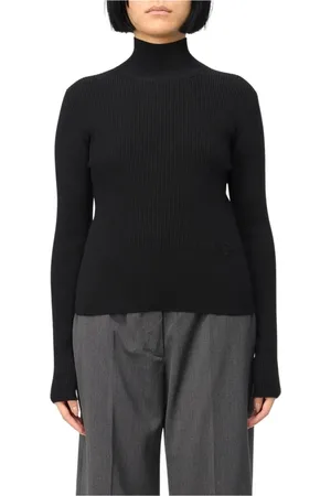Patou Turtlenecks, female, , Size: XS Ribbed Knit Sweater
