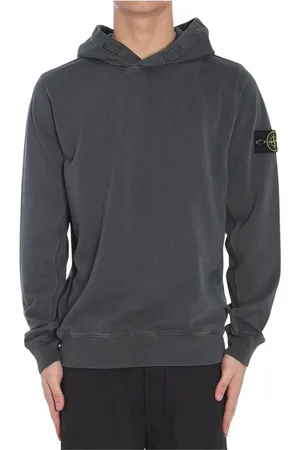 Stone Island Hoodies, male, , Size: L Comfortable Beige Sweatshirt Ss25