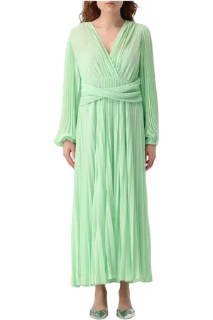 Twin-Set Maxi Dresses, female, , Size: M Elegant Maxi Dress V-Neck