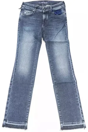 Jacob Cohen Straight Jeans, female, , Size: W26 Slim Model Women Jeans with Pony Skin Label