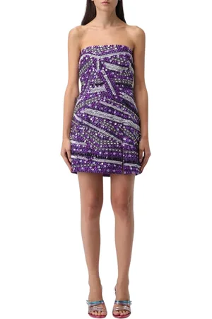Des Phemmes Party Dresses, female, , Size: 2XS Violet Sequin Party Dress