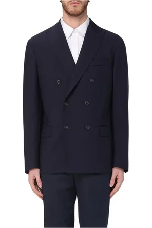 FAY Formal Blazers, male, , Size: 2XL Classic Double-Breasted Blazer