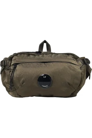 C.P. Company Belt Bags, male, , Size: ONE SIZE Black Waist Bag Stylish and Functional