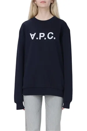 A.P.C. Sweatshirts, female, , Size: L Brown Logo Sweatshirt for Women