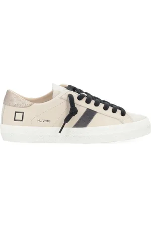 D.A.T.E. Sneakers, female, , Size: 10 US Hill Low Vintage Calf Ivory Sneakers