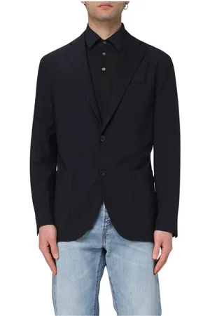 Boglioli Blazers, male, , Size: M Classic Black Jacket for Men