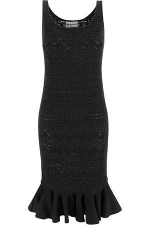 Des Phemmes Knitted Dresses, female, , Size: M Knit Midi Dress with Thin Straps