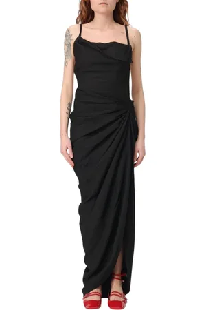 Jacquemus Maxi Dresses, female, , Size: XS Asymmetric Hem Midi Dress