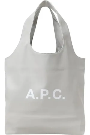 A.P.C. Tote Bags, female, , Size: ONE SIZE Grey Shoulder Tote Bag
