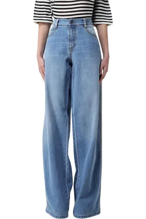 ERMANNO SCERVINO Loose-fit Jeans, female, , Size: S Stylish Wide Leg Jeans