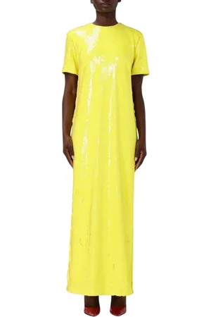 Msgm Maxi Dresses, female, , Size: XS Sleeveless Midi Dress