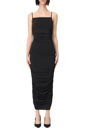 Michael Kors Maxi Dresses, female, , Size: S Sleeveless Midi Dress with Belt