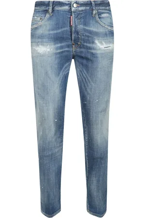 Dsquared2 Slim-fit Jeans, male, , Size: M Slim Fit Stretch Cotton Denim Jeans