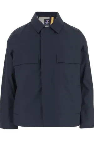 K-Way Light Jackets, male, , Size: S Windproof Cotton Jacket with Striped Logo