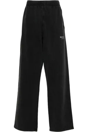 MARTINE ROSE Wide Trousers, male, , Size: L Wide Leg Track Pant Washed Rose