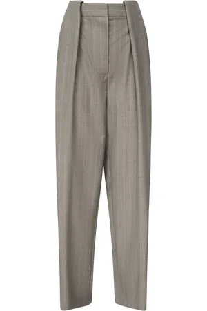 Stella McCartney Tapered Trousers, female, , Size: 3XS Wide Panel Trousers