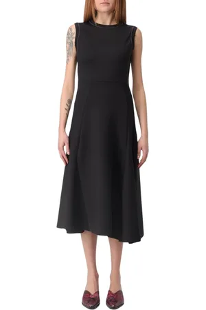 Fabiana Filippi Midi Dresses, female, , Size: S Sleeveless Wool Blend Midi Dress