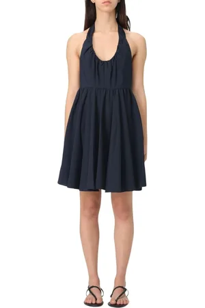 Armani Exchange Short Dresses, female, , Size: S Halter Neck ALine Mini Dress