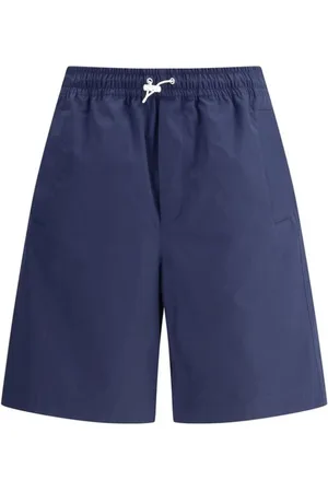 Gucci Casual Shorts, male, , Size: L Logoed Monogram Shorts with Elastic Waistband