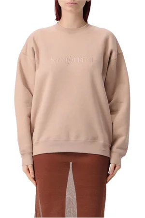 Saint Laurent Sweatshirts, female, , Size: M Embroidered Logo Sweatshirt
