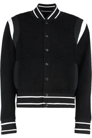 Givenchy Bomber Jackets, male, , Size: M Ribbed Knit Bomber Jacket