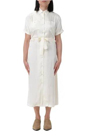 A.P.C. Shirt Dresses, female, , Size: XS Elegant Silk Shirt Dress