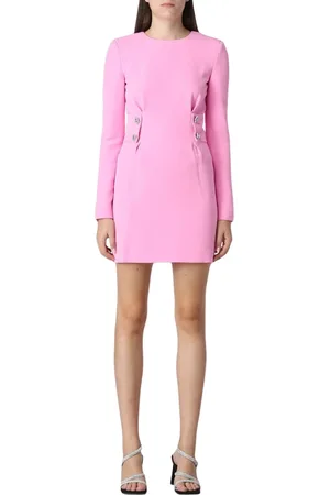 Chiara Ferragni Short Dresses, female, , Size: XS Fuchsia Embellished Dress