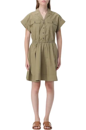 Tory Burch Short Dresses, female, , Size: 2XS Poplin Mini Dress
