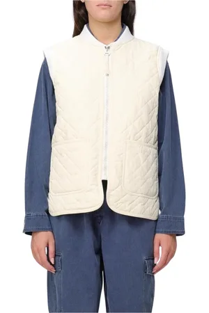 A.P.C. Vests, female, , Size: XS Yellow Cream Quilted Vest