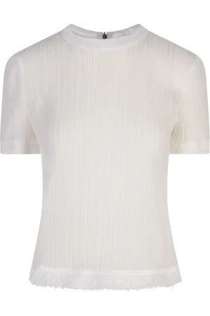 Msgm T-Shirts, female, , Size: XS Top with Polyester and Elastane