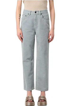 Fendi Straight Jeans, female, , Size: XS Light Wash Relaxed Fit Jeans