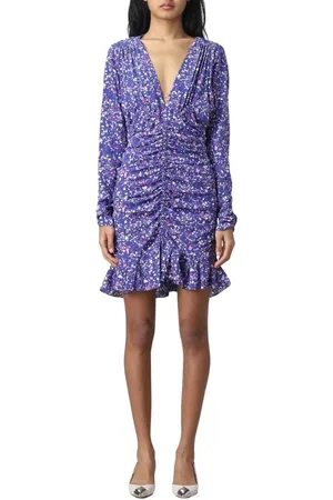 Isabel Marant Short Dresses, female, , Size: XS Floral Print Mini Dress