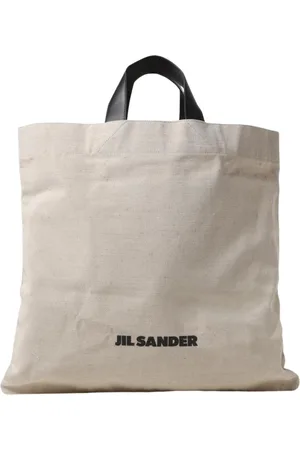 Jil Sander Tote Bags, female, , Size: ONE SIZE Minimalist Canvas Tote Bag