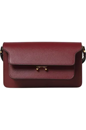 Marni Cross Body Bags, female, , Size: ONE SIZE Ruby Leather Shoulder Bag